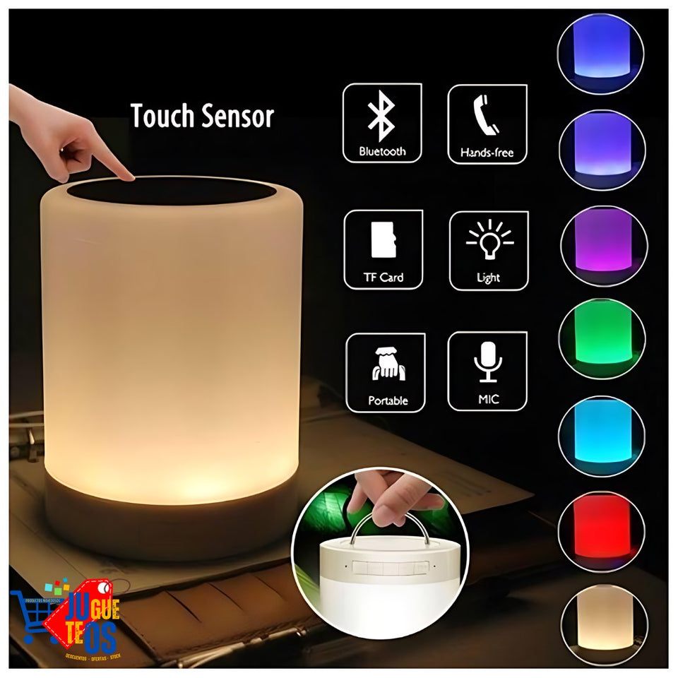 LÁMPARA PARLANTE TOUCH LED